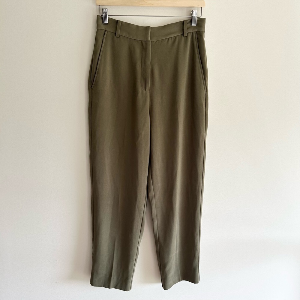 H&M Khaki Cropped pant